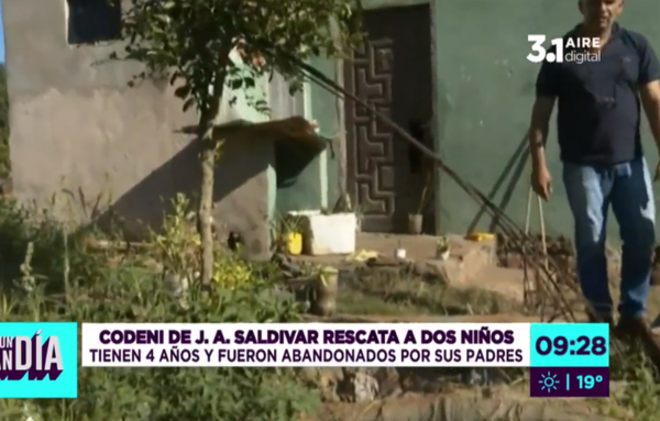 Mellizos de 4 años abandonados en su casa fueron rescatados por la Codeni