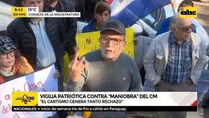 Vigilia patriótica contra mabiobra del CM - ABC Noticias - ABC Color