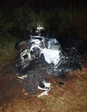 Crónica / Pareja de motoqueiros falleció calcinada en Itapúa