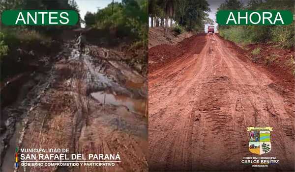 REPARACIÓN DE CAMINOS VECINALES TRAMO ÁPE AIMÉ – GUARAPAY