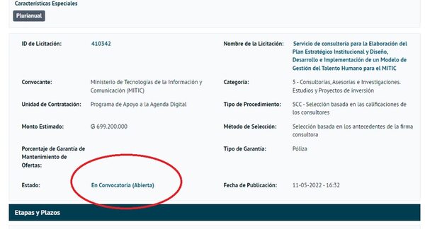 DNCP no recibió aviso de Saguier sobre “suspensión” de polémica licitación de Mitic - Nacionales - ABC Color