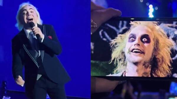 Crónica / [VÍDEO] Comparan a Cristian Castro con "Beetlejuice"