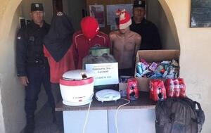 Detienen a tres personas y recuperan objetos hurtados en Carayaó – Prensa 5