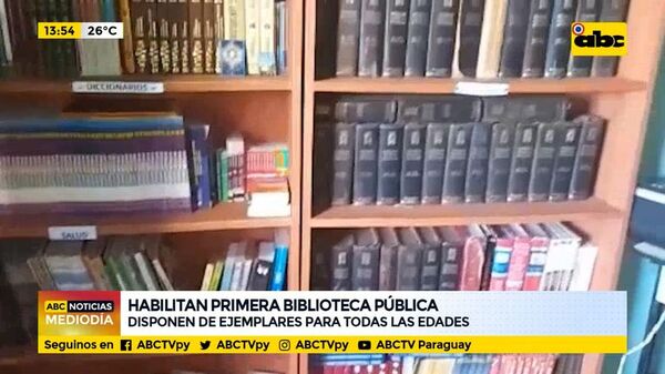 Habilitan primera biblioteca pública - ABC Noticias - ABC Color