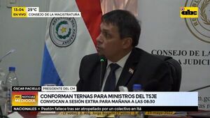 Conforman ternas para ministros del TSJE - ABC Noticias - ABC Color