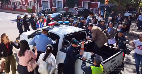 Diario HOY | Hijo de Efraín Alegre detenido por disturbios frente al Consejo de la Magistratura