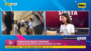 Violinista paraguaya hizo bailar a Bono de U2 durante viaje de encuentro con el papa Francisco - Ensiestados - ABC Color