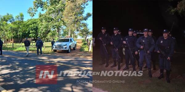 INTENSIFICAN PRESENCIA POLICIAL EN SAN PEDRO DEL PARANÁ