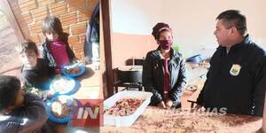 VERIFICAN PROVISIÓN DE MERIENDA Y ALMUERZO EN LAS COMUNIDADES