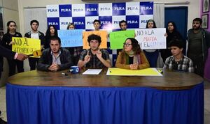 Jóvenes del PLRA exigen al Senado rechazar ternas del TSJE y anuncian movilizaciones - Nacionales - ABC Color