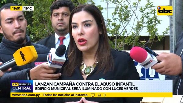 Junta Municipal de Asunción lanza campaña contra el abuso infantil denominado “Lazo Verde” - ABC Noticias - ABC Color