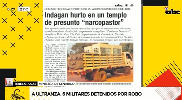 A Ultranza: Detienen a seis militares por robo