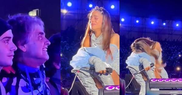 La Nación / Tini Stoessel se emociona al dedicar una canción a su papá en su concierto