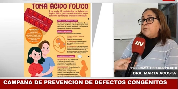 CAMPAÑA DE PREVENCIÓN DE DEFECTOS CONGÉNITOS EN ITAPÚA