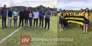 INAUGURAN LA LIGA OFICIAL DE FÚTBOL DE NUEVA ALBORADA CON APOYO MUNICIPAL