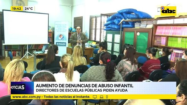 Aumento de denuncias de abuso infantil: Directores de escuelas públicas piden ayuda profesional - ABC Noticias - ABC Color