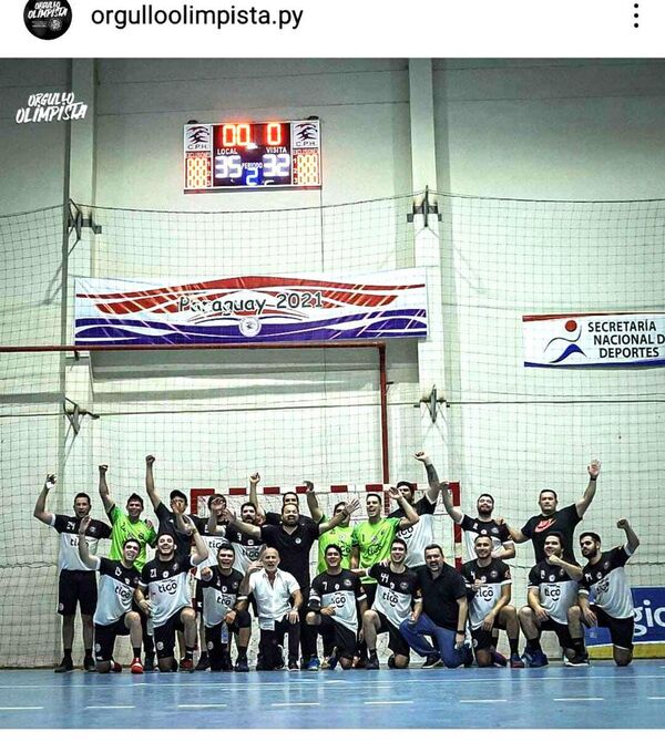 Olimpia contra Alemán por el Panamericano de Clubes de balonmano - Polideportivo - ABC Color