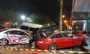 Accidente de película en CDE: un tatácho entre los conductores
