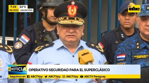Operativo seguridad para el superclásico - ABC Noticias - ABC Color