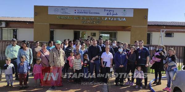 LA USF DE YACAREY EN CARMEN DEL PARANÁ FUE HABILITADO.