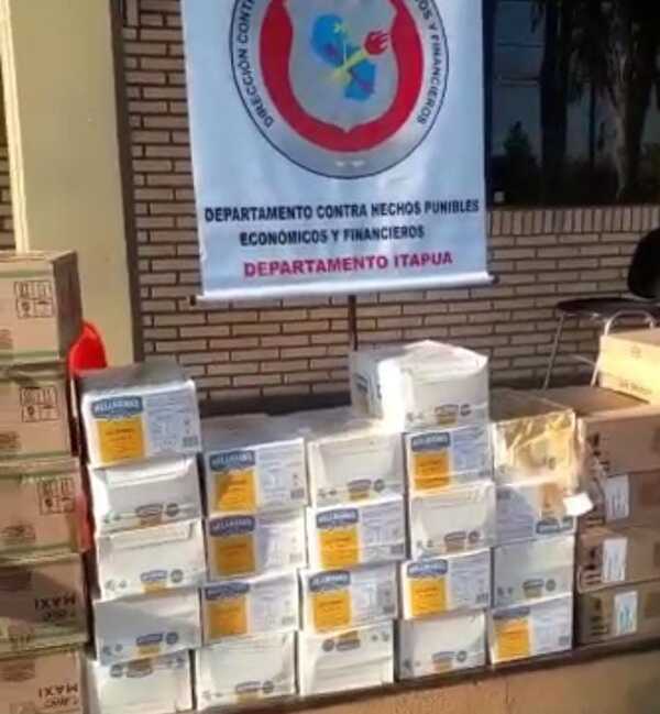 Incautan mercaderías sup. de contrabando en barrera de control en Trinidad