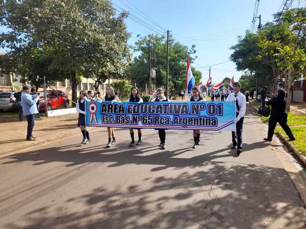 Celebran 111 años de la Escuela República Argentina de Encarnación