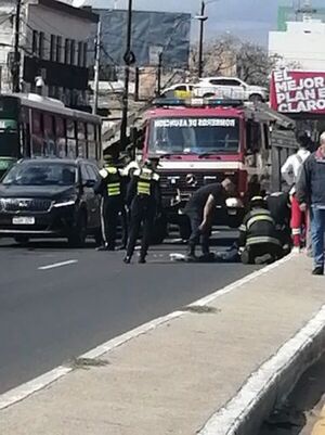 Estudiante muere arrollado sobre Eusebio Ayala en Asunción