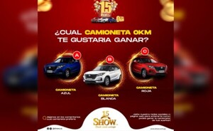Show SA sortea tres camionetas 0km el próximo 10 de junio
