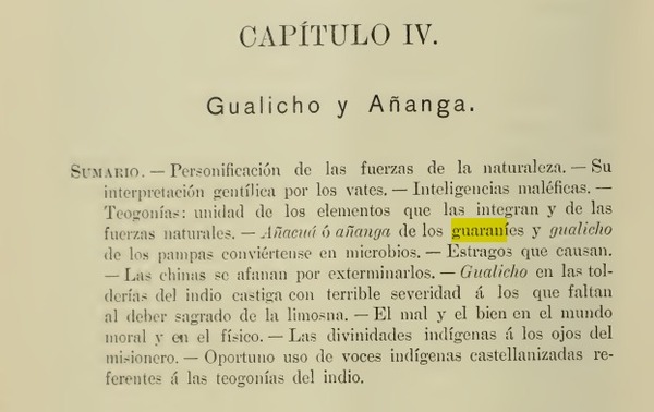 Payé y Añangá con arco y flechas - El Trueno