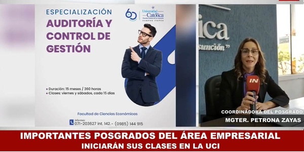 IMPORTANTES POSGRADOS DEL ÁREA EMPRESARIAL INICIARÁN SUS CLASES EN LA UCI