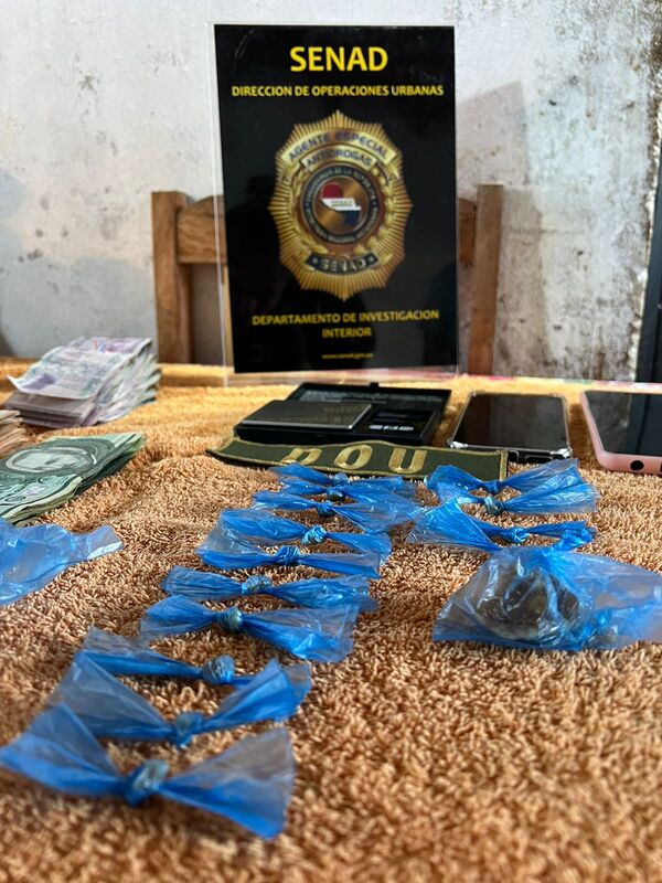 Anulan focos de distribución de crack y marihuana en Tobati