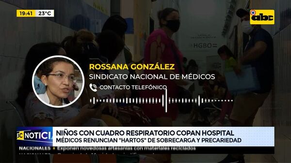 Médicos renuncian “hartos” de sobrecarga y precariedad en hospitales públicos - ABC Noticias - ABC Color