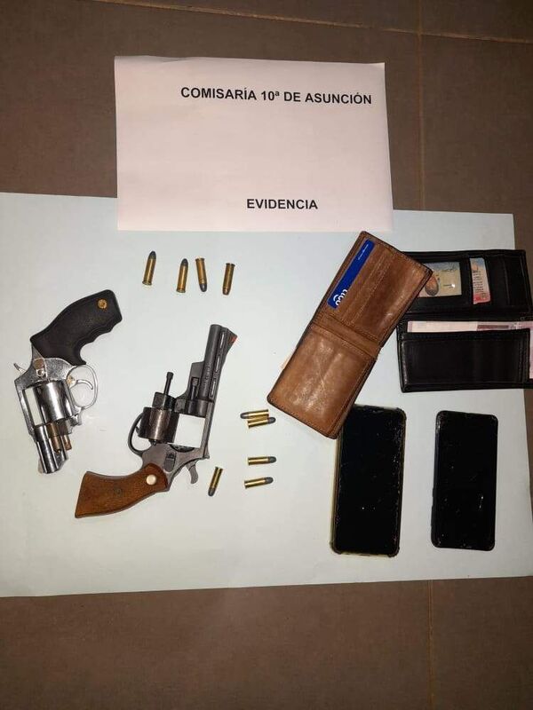 Exconvictos caen tras asaltar un local nocturno y sucursal de cadena farmaceútica - Nacionales - ABC Color