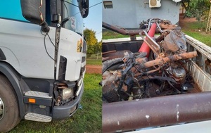 Motociclista muere tras ser arrollado por un camión en Vaquería - Noticiero Paraguay