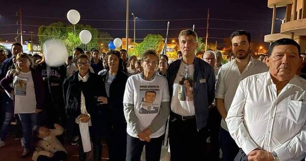 La Nación / Realizaron marcha por la paz en Pedro Juan para repudiar inseguridad y exigir justicia para Acevedo