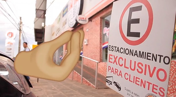 Comercios mentirosos: Sobre avenida Eusebio Ayala no existen espacios reservados para estacionamientos