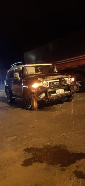 Aparatoso accidente en Trinidad