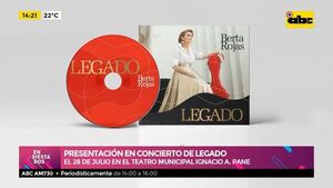 Berta Rojas presenta su disco “Legado”: un homenaje a dos mujeres guitarristas que hicieron historia - Ensiestados - ABC Color