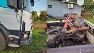 Caaguazú: Motociclista muere atropellado por un camión de gran porte - PARAGUAYPE.COM