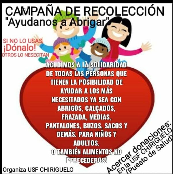 Hacen campaña para recolectar abrigos