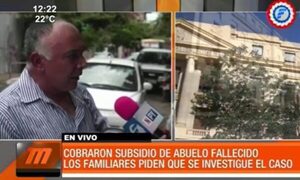 Denuncian que cobraron subsidio de abuelo fallecido - PARAGUAYPE.COM