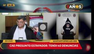 Crónica / Un hombre con 40 denuncias por estafa cayó en manos de la Policía