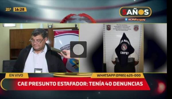 Crónica / Un hombre con 40 denuncias por estafa cayó en manos de la Policía