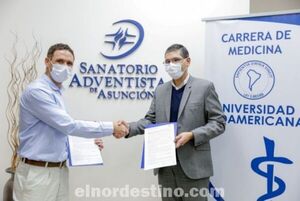 Universidad Sudamericana y Sanatorio Adventista de Asunción suscriben convenio que regula actividades docentes asistenciales