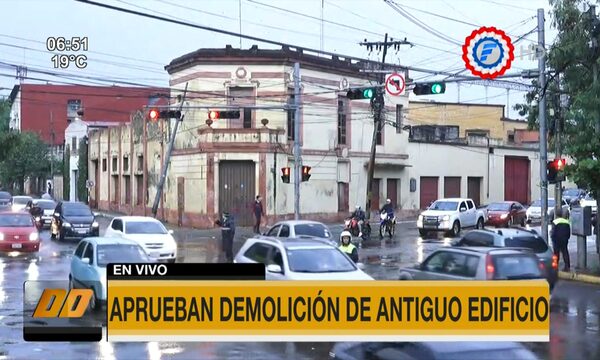 Aprueban demolición de antiguo edificio en Asunción | Telefuturo