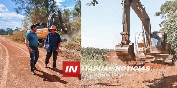 CONTINUAN TRABAJOS DE MANTENIMIENTO SOBRE CAMINOS RURALES EN CARMEN DEL PARANÁ