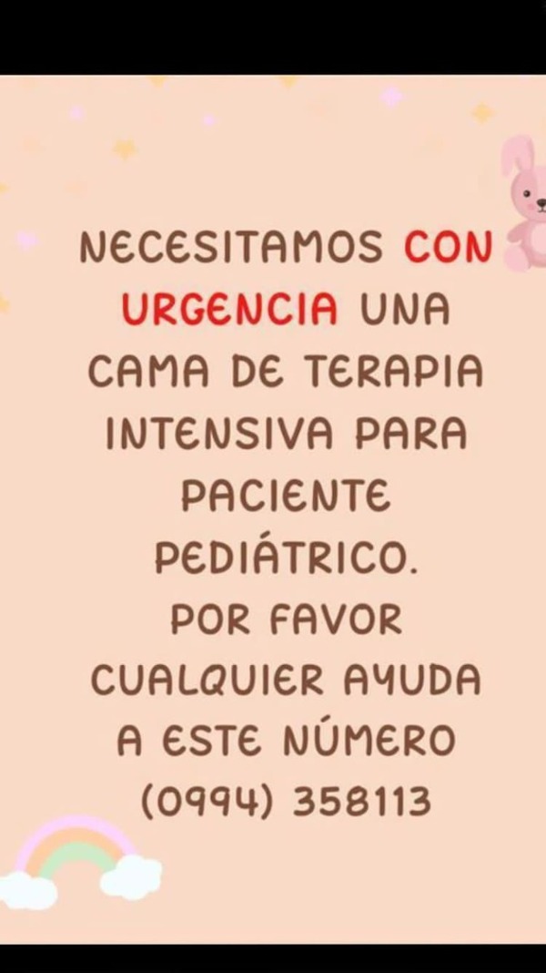 Pequeña de 3 años aguarda por una cama en terapia intensiva - El Independiente