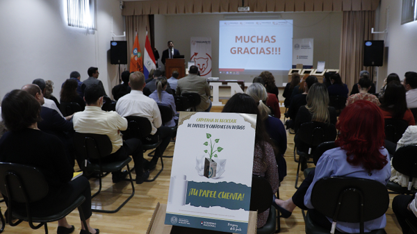 Dinapi lanza la campaña “¡Tu Papel Cuenta!” que busca promover el reciclaje - .::Agencia IP::.
