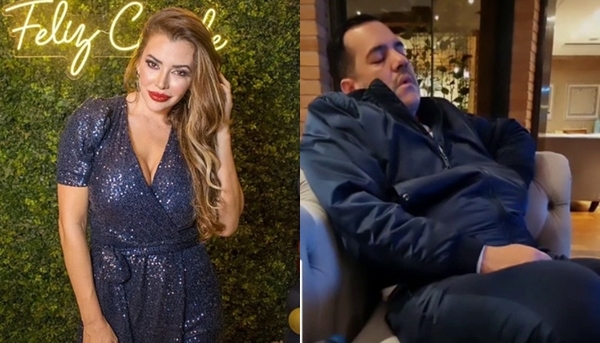 Marly y Rodolfo prepararon una velada romántica y él se quedó dormido - Teleshow