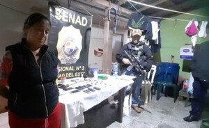 Capturan a distribuidora de cocaína y marihuana en Hernandarias